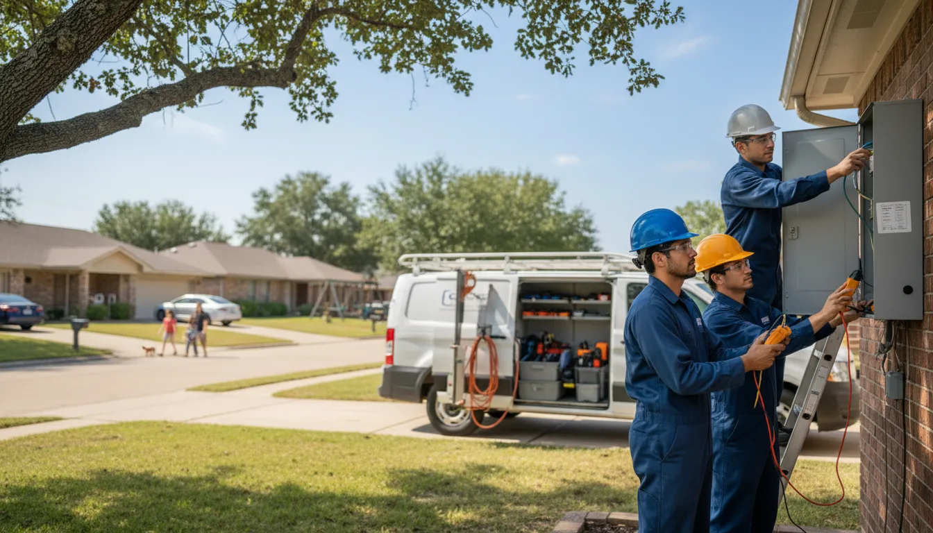 Certified electrician providing emergency electrical services in Tunas, MO